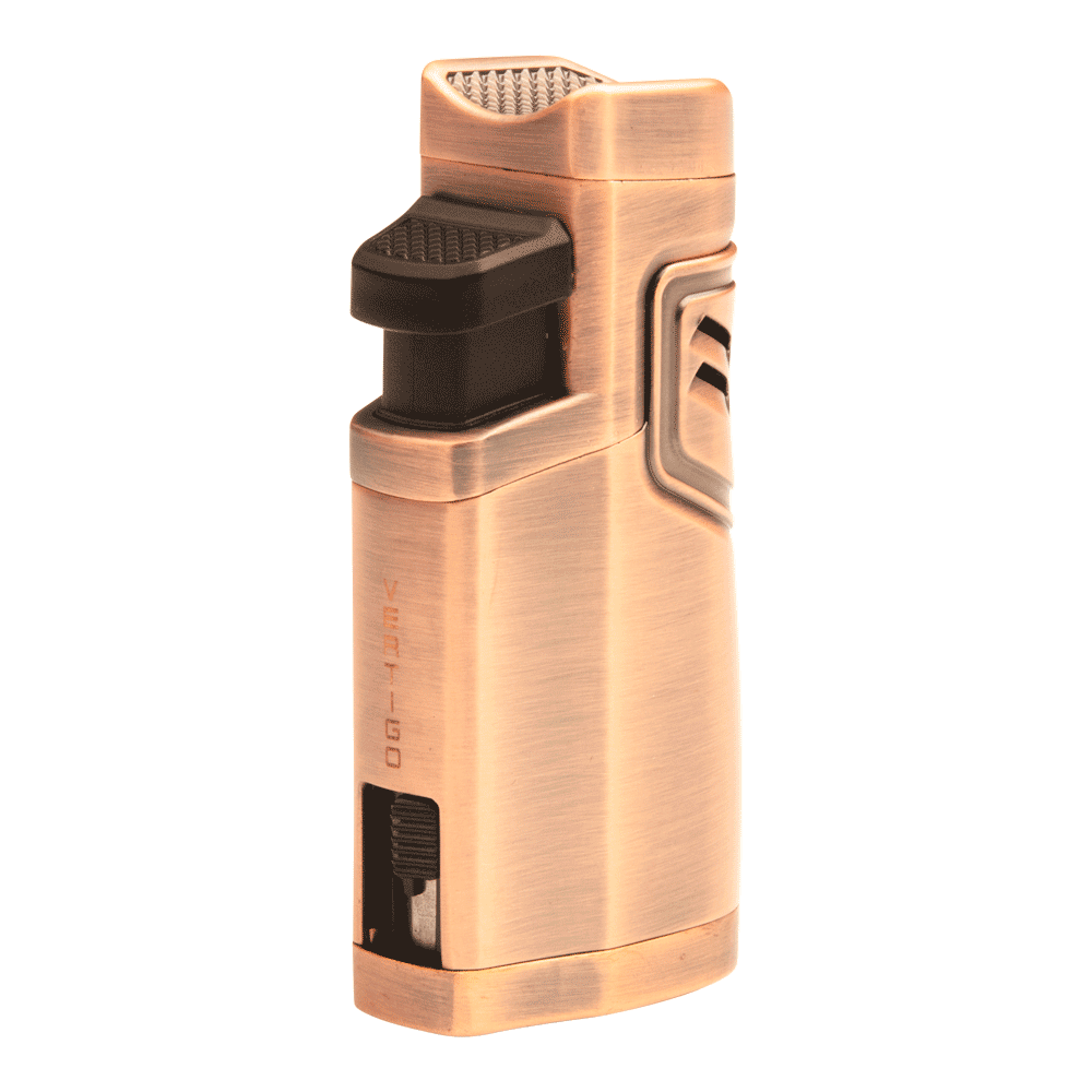 Vertigo Hercules Quad Lighter Copper, , cigars